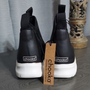 Chooka Black Slip-On Shoe Boot Size 9